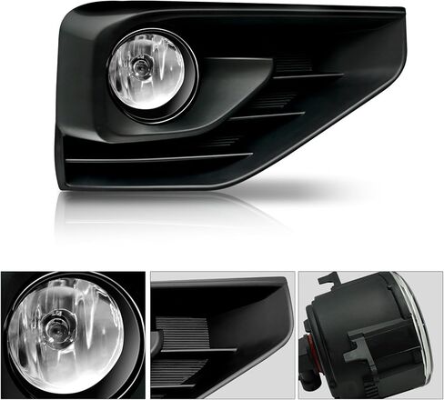 مجموعة مصابيح الضباب لسيارة نيسان باثفايندر 2017 2018 2019 2020، زوج من مصابيح الضباب مع حزام أسلاك وعدسة شفافة - جانب السائق والراكب in Kuwait