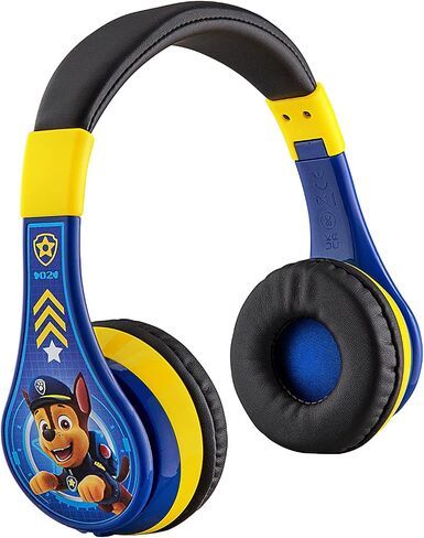 سماعات رأس eKids Paw Patrol Kids بلوتوث مع ميكروفون، سماعات رأس منخفضة الحجم للأطفال للمدرسة أو المنزل أو السفر in Saudi Arabia