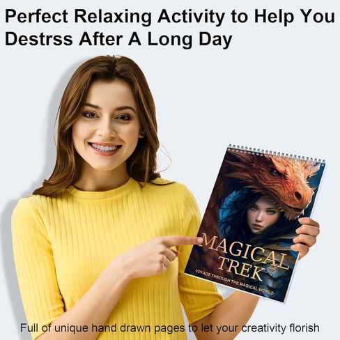 كتب التلوين للنساء دوامة ملزمة 30 صفحة تصميم جانب واحد كتاب التلوين الهدايا الفنون والحرف للنساء للاسترخاء والقلق والاكتئاب كتب التلوين للكبار رحلة سحرية in Kuwait