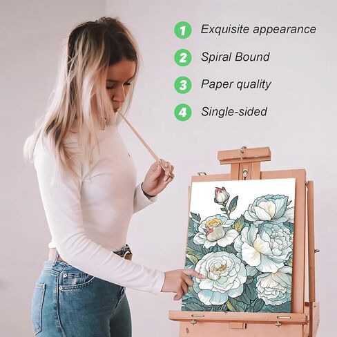 كتب تلوين حديقة الأحلام للكبار، كتاب تلوين للنساء، صفحة حلزونية ملزمة، تصميم من جانب واحد، هدايا الفنون والحرف اليدوية للنساء للاسترخاء والقلق والاكتئاب، 30 صفحة تلوين ملونة in Kuwait