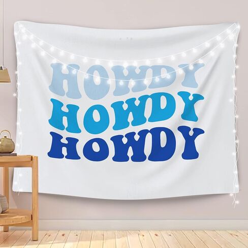 OGILRE Boho Pink Preppy Howdy Home Girls Bedroom Decorations Wall Art Hanging Tapestry, Retro Hippy Preppy Howdy Tapestries, 50x60 Inch in Kuwait