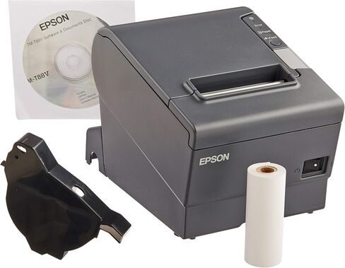 Renewed Epson TM-T88V M244A Thermal Receipt Printer built-in USB plus one UIB interface with 90 days exchange warranty in Saudi Arabia