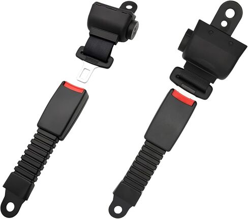 مجموعة أحزمة مقعد عربة الجولف من KIE، مجموعة أحزمة مقعد عربة الجولف الأمامية والخلفية العالمية القابلة للسحب متوافقة مع EZGO، Club Car، Yamaha in Kuwait