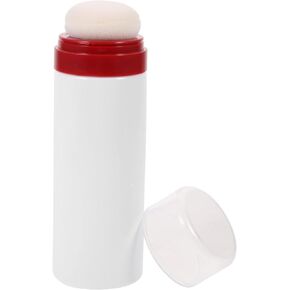PACKOVE Powder Puff Box Powder Bottle Travel Powder Dispenser Body Powder Puff and Container Powder Puff for Body Powder Talcum Loose Powder Medicine Bottle White Toddler Plastic
