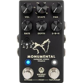 Walrus Audio Monumental Stereo Harmonic Tap Tremolo, Orange