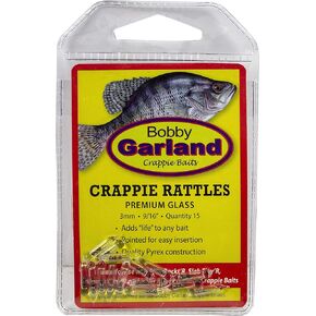 Bobby Garland Crappie Rattles 15 Pack, Multicolor, One Size