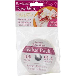 Darice Bowdabra Bow Wire, 100-Yard, Gold