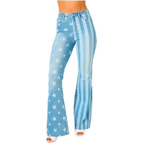 Judy Blue Stars and Stripes Denim Flares