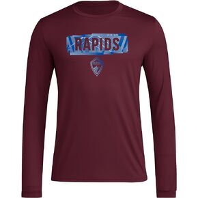 adidas Men's Colorado Rapids Long Sleeve Pre-Game T-Shirt in Saudi Arabia