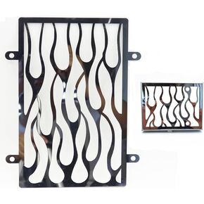 Stainless Steel Radiator Grille Cover & Rectifier Grill Guard Cover Blade For Kawasaki Vulcan VN900 2006-2016 Chrome