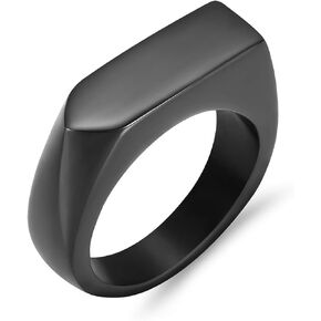 Cremation Jewelry for Ashes Geometry Simple Style Memorial Urn Ring Ashes Holder with Fill Kit Keepsake Cremation Ring for Men
