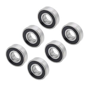 6204-2rs Double Rubber Seal Bearing 20x47x14mm Deep Groove Ball Bearing Pre-Lubricated, for Craftsman Poulan Husvarna 129895,738220419,Mtd Cub Cadet 741-0919, Toro 251-297:,Ariens 54123 (6/Pack)