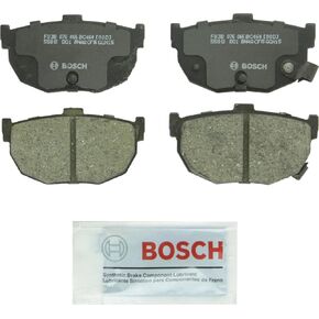 BOSCH BC464 QuietCast Premium Ceramic Disc Brake Pad Set - Compatible With Select Hyundai Elantra, Tiburon; Kia Spectra, Spectra5; Nissan Maxima, Stanza; REAR