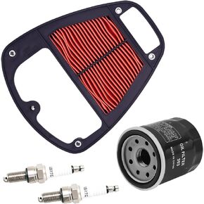XuLong فلتر زيت فلتر الهواء 11013-0015 لـ Kawasaki VN900 Vulcan 900 Classic Custom 2006-2023 / VN900 Vulcan 900 Classic LT 2006-2023 / VN900 Classic SE Special Edition 2011-2014