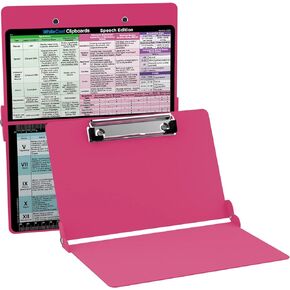 Whitecoat Clipboard® - Pink Speech-Language Pathology Edition