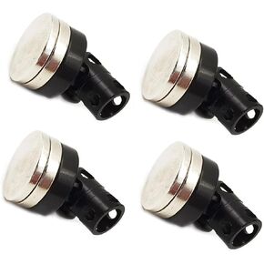 4PCS RC Magnetic Body Post,Alloy Magnetic Stealth Invisible Body Shell Mount Column Compatible with HSP Redcat Himoto Tra-xxas SCX10 4WD 1/10 RC Car (Black)