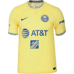 قميص كرة القدم الأساسي للرجال من Nike Club America (المكسيك) 2022-2023 (as1، Alpha، m، Regular، Regular) أصفر in Saudi Arabia