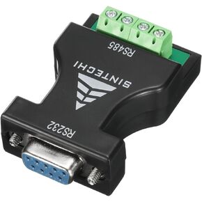 MECCANIXITY RS232 to RS485 Converter Adapter Serial Communication 4P Terminal Block for Industrial Communication Data Supports