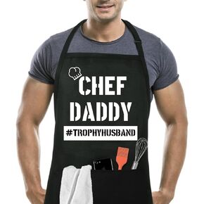 Fathers Day Dad Gifts from Daughter Son Wife,Funny Dad Gifts for Dad Husband,Birthday Apron Gifts