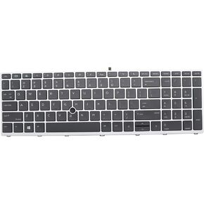 New Replacement Laptop Keyboard for HP ProBook 650 G4 650 G5 655 G4 655 G5 with Pointer L09595-001 L09593-001 L00741-001 603780134101 6037B0134201 Backlit US