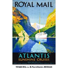 The Royal Mail Lines SS ATLANTIS was a well-known dedicated cruise ship of the 1930s operating primarily UK-based cruises A brochure was produced to advertise a series of cruises lasting from 16 to 24