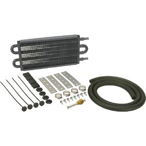 Derale 13101 Series 7000 Transmission Oil Cooler , Black
