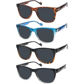 Reading Sunglasses for Men Women Classic Outdoor UV400 Sunglasses Readers with Spring Hinge