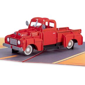 Paper Love Classic Truck Pop Up Card