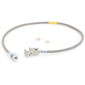 Rear Extended Stainless Steel Brake Lines Compatible with Ford F-250 Super Duty 1999-2004, with Ford F-350 Super Duty 1999-2004 4-8" Lift