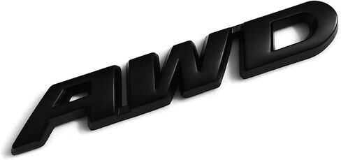 1 قطعة معدن فضي AWD شعار ملصق شارة ملصق للسيارات سيارة الجذع الباب الخلفي الجانب المصدات الديكور in Kuwait