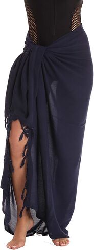 Riviera Sun Beach Cover Up Sarong Wrap Swimsuit Coverups with Fringe Tassels in Saudi Arabia