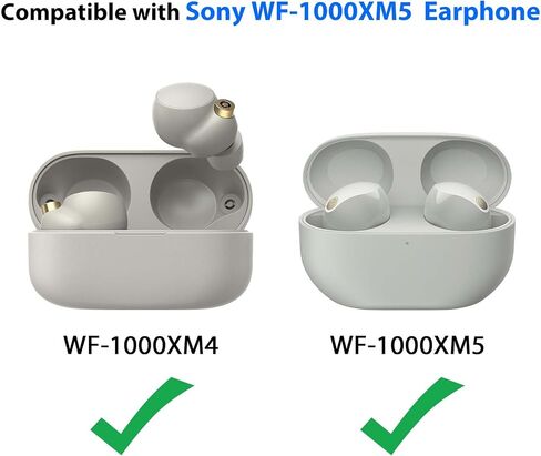 [3 Pairs] Replacement Eartips Earbuds Tips with Mesh Filter for Sony WF-1000XM5 & WF-1000XM4 Earbuds with Cleaning kit, 5 in 1 Storable Cleaning Pen & Noise-reducing Memory Foam Ear Tips(Black) in Saudi Arabia