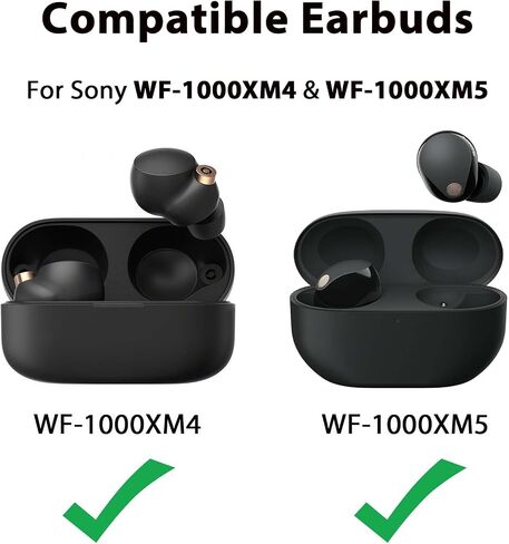 [3 Pairs] Replacement Eartips Earbuds Tips with Mesh Filter for Sony WF-1000XM5 & WF-1000XM4 Earbuds with Cleaning kit, 5 in 1 Storable Cleaning Pen & Noise-reducing Memory Foam Ear Tips(Black) in Saudi Arabia