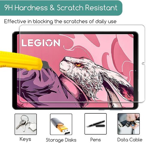 KEANBOLL (2-Pack) Tempered Glass Screen Protector Designed for Lenovo Legion Y700 2023 8.8" Tablet (8.8 inch)-9H Tempered Glass,Ultra Clear in Saudi Arabia