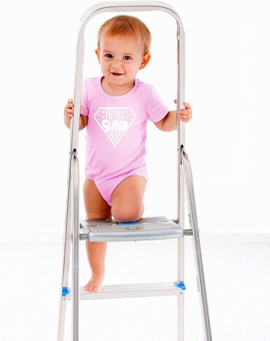 AW Fashions Future Super Hero Baby Bodysuit Funny Adorable Infant Announcement Cute Clothing for Newborns in Saudi Arabia