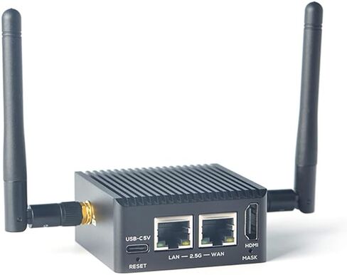 Nanopi R5C Mini WiFi Router OpenWRT with Dual PCIe 2.5Gbps Ethernet Ports 2GB LPDDR4X RAM Based in Rockchip RK3568B2 Soc for Smart Home Gateway Support Android Ubuntu (with M.2 WiFi Module) in Saudi Arabia