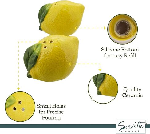 Lemon Salt and Pepper Shakers in Saudi Arabia