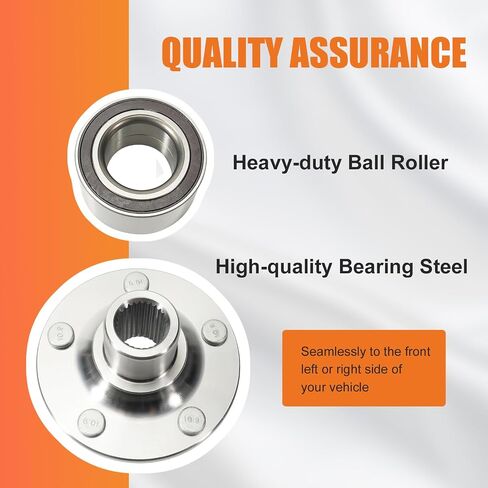 Front Wheel Hub Bearing Set Compatible with Ford Escape 2013-2019 / Lincoln MKC 2015-2019#Replace WH188 NT510110 HUB81 510110 Front Wheel Bearing & Front Wheel Hub in Saudi Arabia