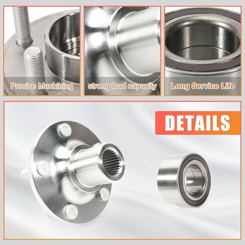 Front Wheel Hub Bearing Set Compatible with Ford Escape 2013-2019 / Lincoln MKC 2015-2019#Replace WH188 NT510110 HUB81 510110 Front Wheel Bearing & Front Wheel Hub in Saudi Arabia