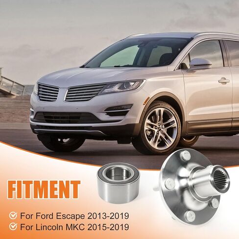 Front Wheel Hub Bearing Set Compatible with Ford Escape 2013-2019 / Lincoln MKC 2015-2019#Replace WH188 NT510110 HUB81 510110 Front Wheel Bearing & Front Wheel Hub in Saudi Arabia