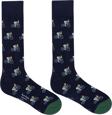 PS Paul Smith Men's 3-Pack Rabbit Socks, Multicolor, One Size in Saudi Arabia