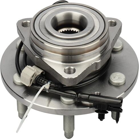 MAYASAF 515096 [4WD/AWD Only] Front Wheel Hub Bearing Assembly 6 Lugs w/ABS for 2007-2013 Chevy Tahoe/Silverado(Suburban)1500/Avalanche, 07-14 Escalade (ESV/EXT), 07-13 Sierra 1500/Yukon(XL) 1500 in Saudi Arabia