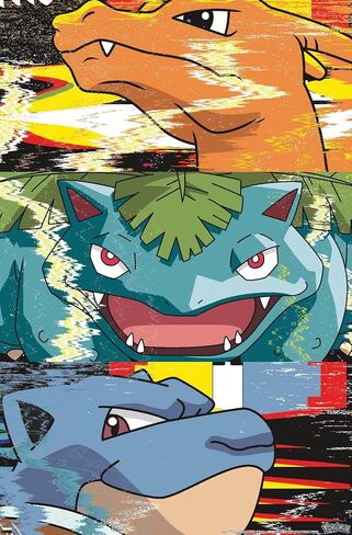 Trends International Pokémon - Trio Distortion Wall Poster, 14.725" x 22.375", Premium Unframed Version in Saudi Arabia