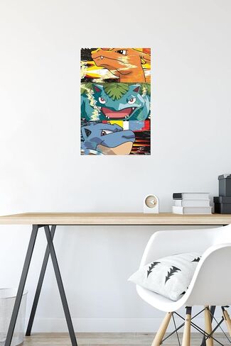 Trends International Pokémon - Trio Distortion Wall Poster, 14.725" x 22.375", Premium Unframed Version in Saudi Arabia