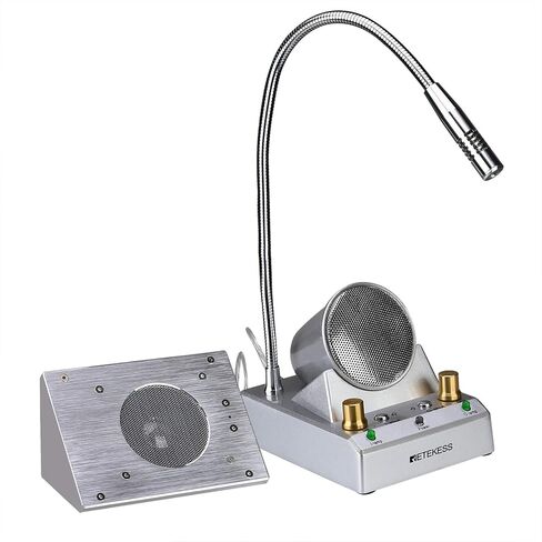مكبر صوت نافذة Retekess TW105، نظام اتصال داخلي، مكبر صوت عالي، وظيفة خالية من الضوضاء، مكبر صوت داخلي للأعمال والمدرسة والمركز الطبي in Saudi Arabia