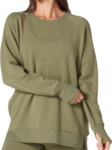 Tavi Women’s Cozy Sweatshirt – Long Sleeve Pullover for Women, Relaxed Fit Sweater, Women’s Pullover Sweater with Pocket in Saudi Arabia
