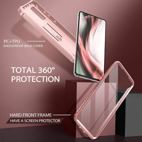 حافظة Dexnor لهاتف Samsung Galaxy S20 FE، [واقي شاشة مدمج ومسند] غطاء حماية مقاوم للصدمات عالي التحمل من الدرجة العسكرية لهاتف Samsung Galaxy S20 FE 5G، 6.5 بوصة أسود in Saudi Arabia