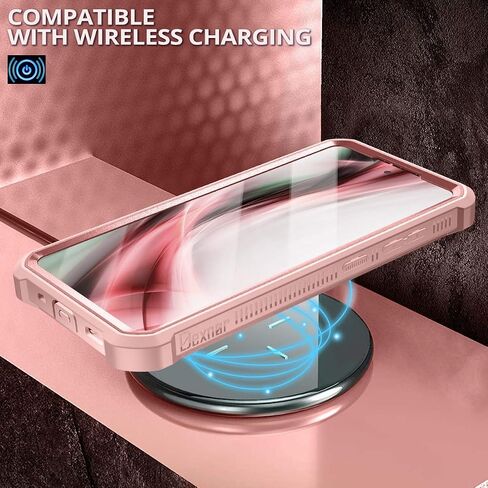 حافظة Dexnor لهاتف Samsung Galaxy S20 FE، [واقي شاشة مدمج ومسند] غطاء حماية مقاوم للصدمات عالي التحمل من الدرجة العسكرية لهاتف Samsung Galaxy S20 FE 5G، 6.5 بوصة أسود in Saudi Arabia