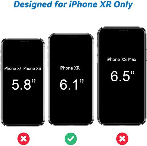 Hython متوافق مع iPhone XR Case، شديد التحمل لكامل الجسم واقٍ لامع لامع وغطاء صلب مدرع هجين مقاوم للصدمات من مطاط السيليكون مقاس 6.1 بوصة، ذهبي وردي in Kuwait