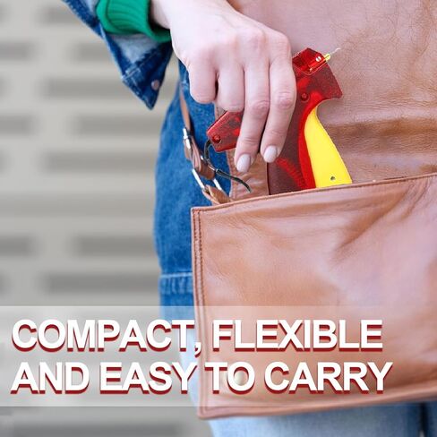 مسدس وضع العلامات للملابس، مسدس غرز صغير للملابس، مسدس غرز دقيقة لخياطة اللحف، مجموعة أدوات خياطة الغرز السريعة مع إبرتين، 2000 مثبتات صغيرة سوداء و2000 بيضاء in Kuwait